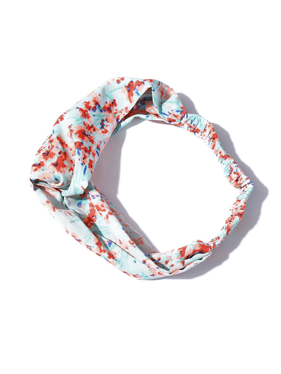 BLUEBERRY Star Print Bow Headband