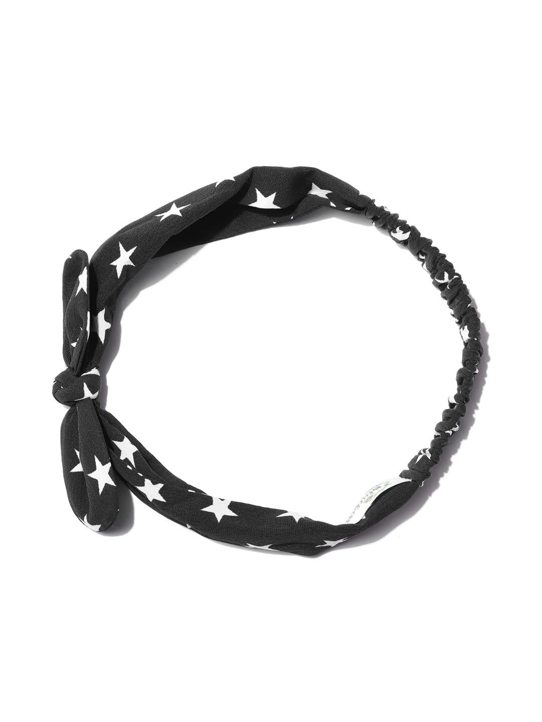 BLUEBERRY Floral Print Bow Headband