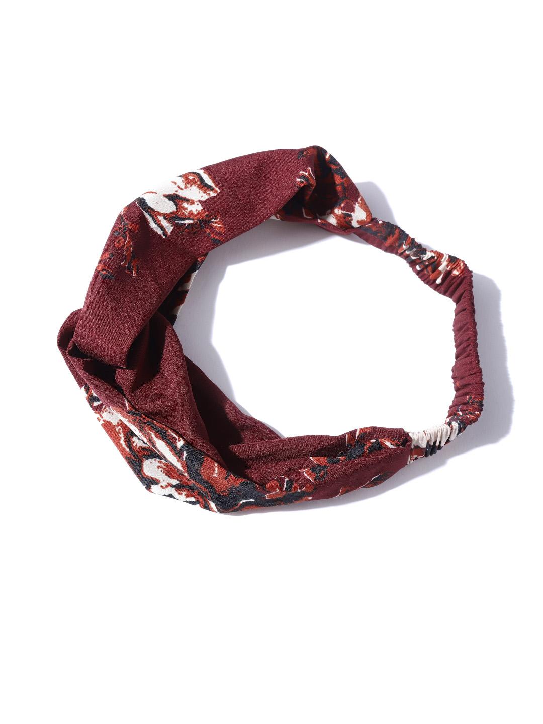 BLUEBERRY Twist Knot Floral Headband