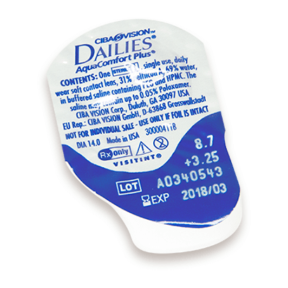 Dailies Aqua Comfort Plus 90 Pack