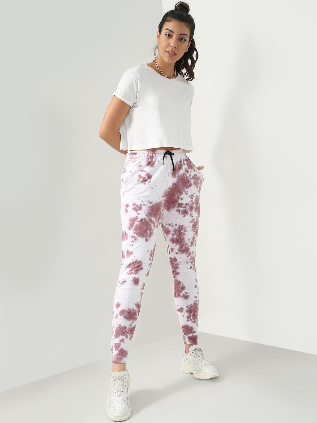 KOOVS Women's Sweatshirt & Trackpant