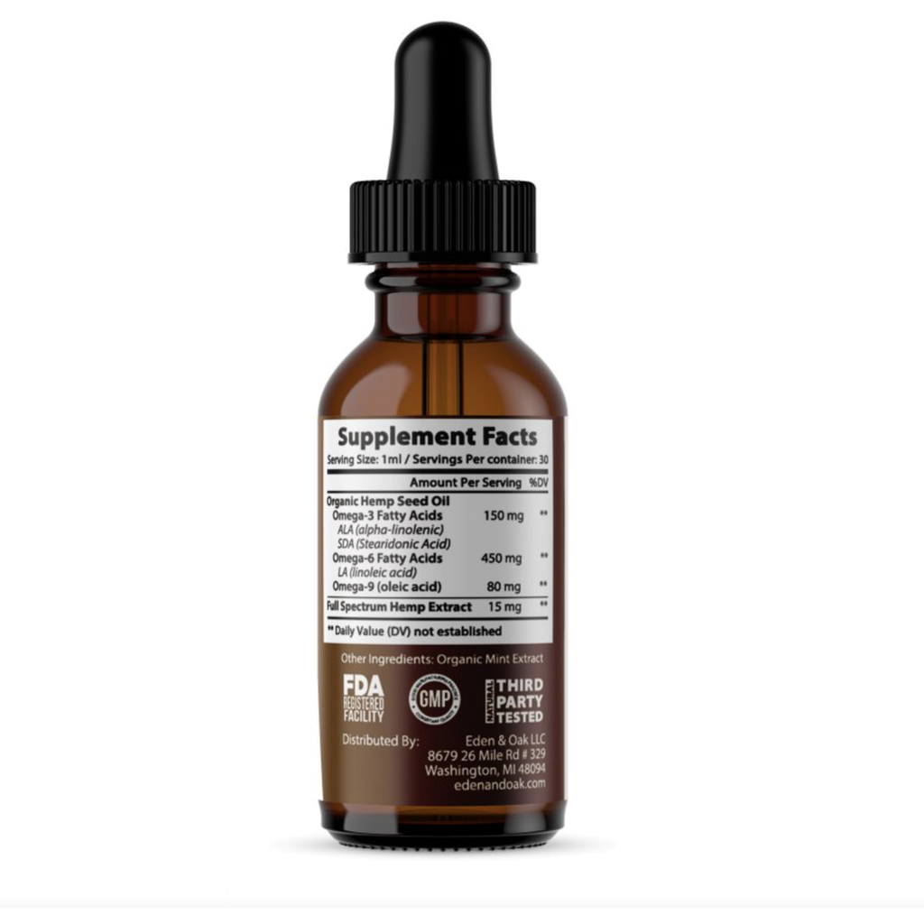 Full Spectrum Organic Hemp Oil