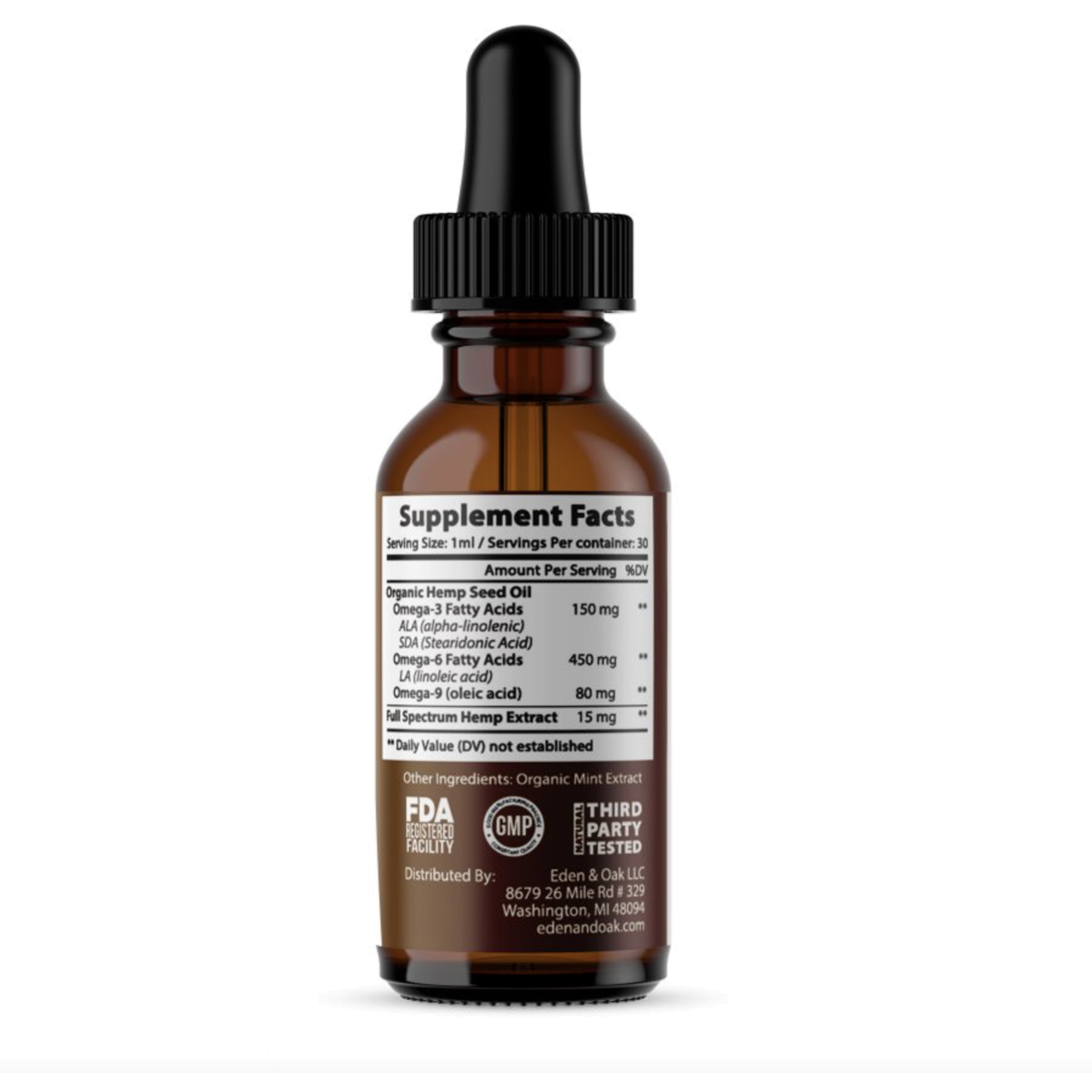 Full Spectrum Organic Hemp Oil 2